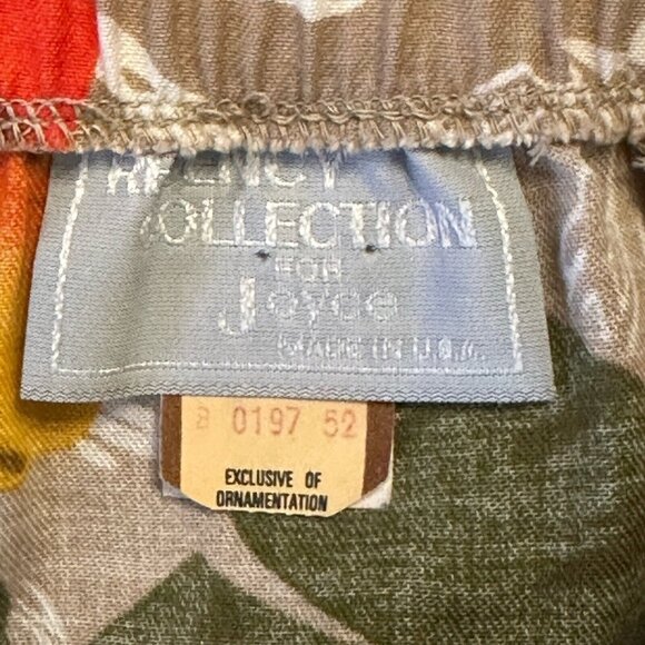 VTG Regency Joyce Midi Skirt Women's Size 9-10 Colorful Floral‎ Tropical NOS USA - Picture 4 of 9